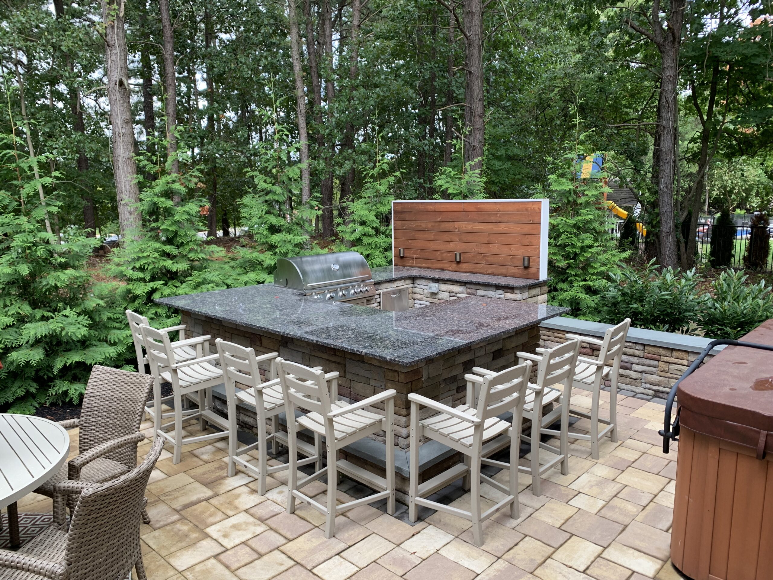 outdoor kitchens